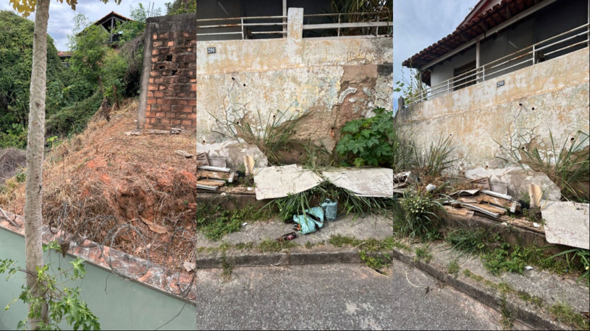Os moradores já fizeram seis reclamações no portal da Prefeitura de Belo Horizonte.