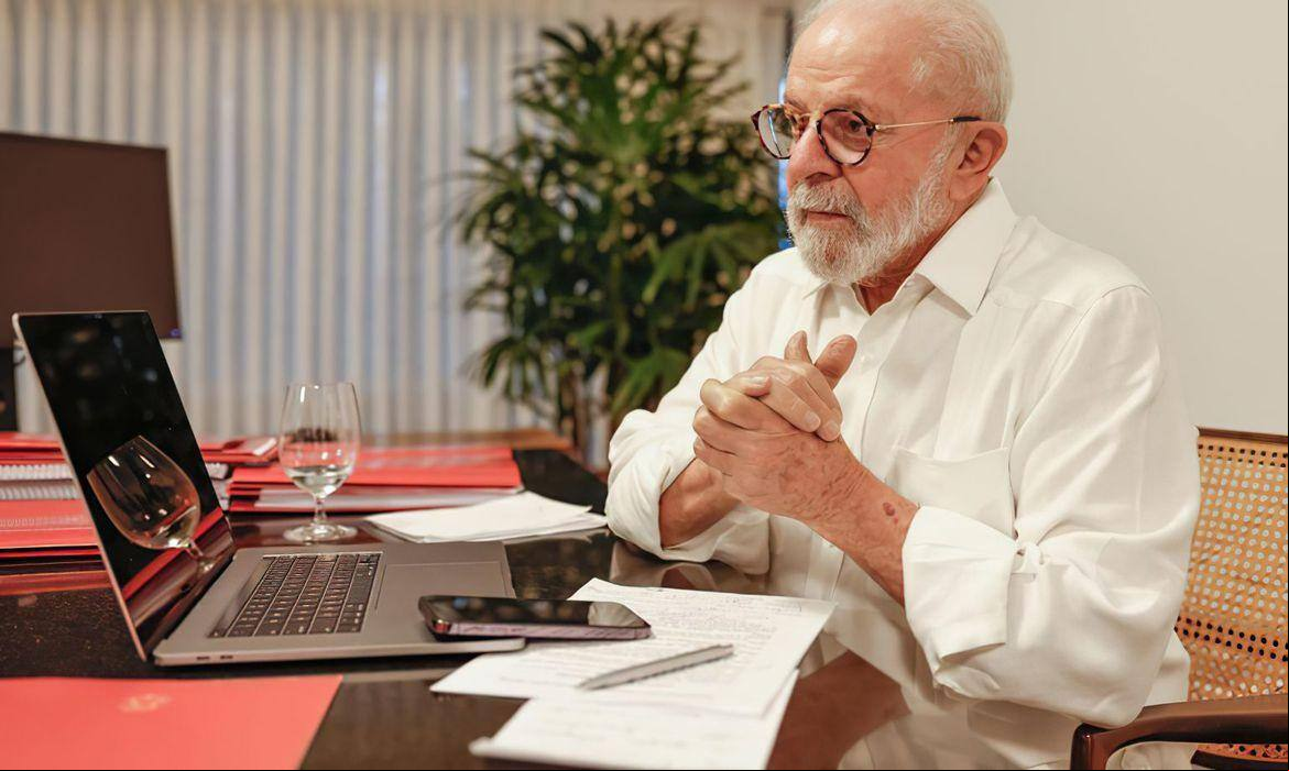 O presidente Luiz Inácio Lula da Silva