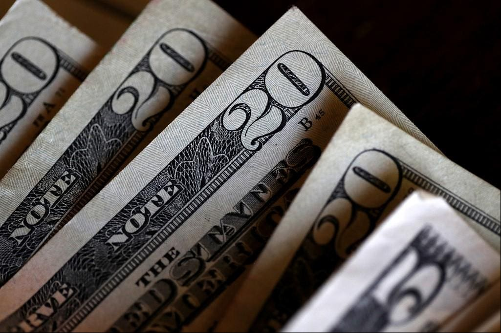 Dólar em queda